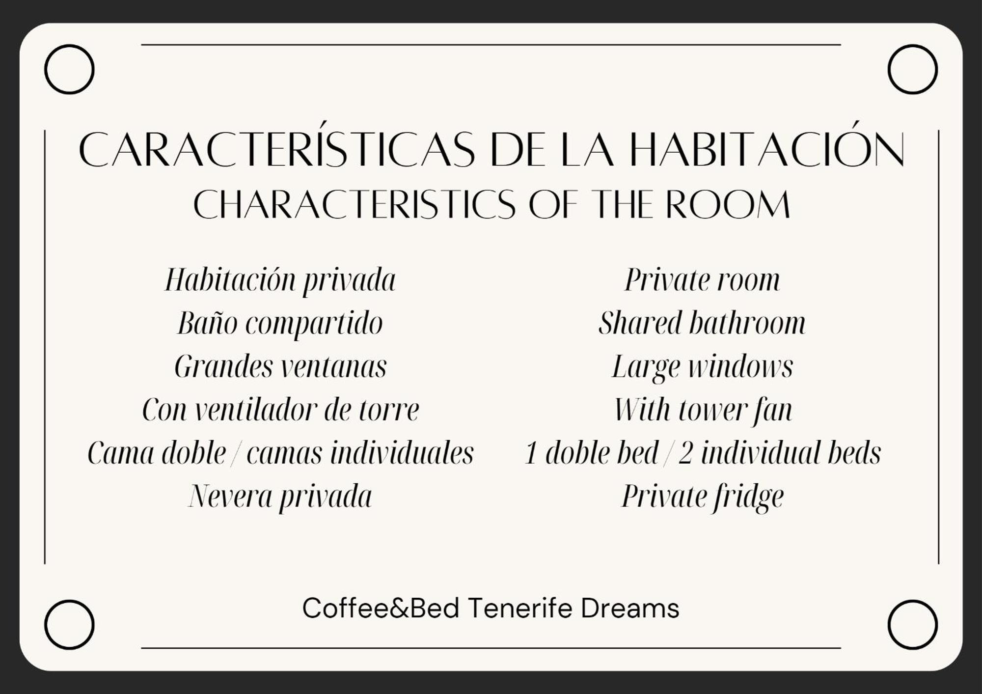 סנטה קרוז דה טנריף Tenerife Dreams Coffee&Bed חדר תמונה